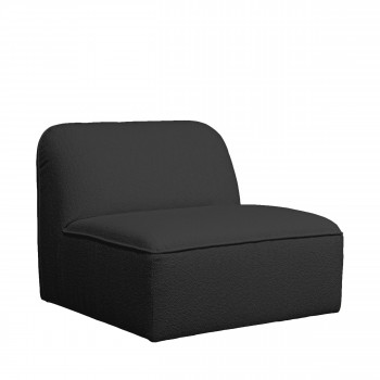 Noor - Chauffeuse pour canapé modulable en tissu bouclette