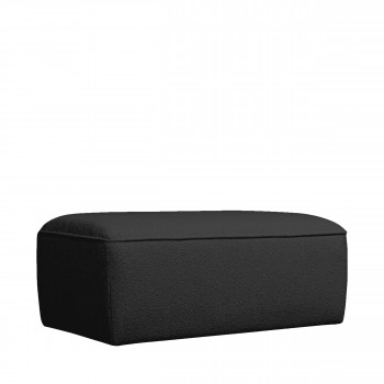 Noor - Pouf pour canapé modulable en tissu bouclette