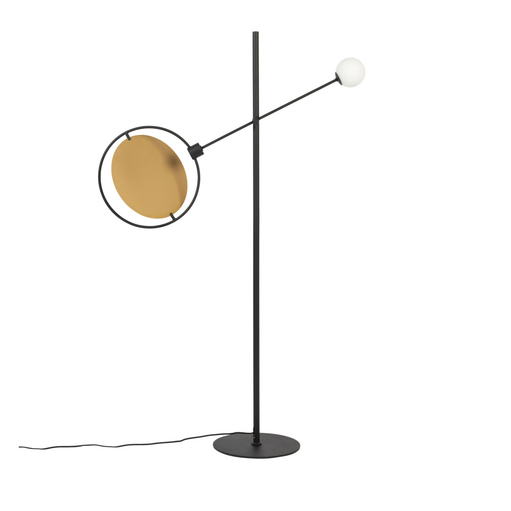 sirius - lampadaire design en métal - couleur - noir