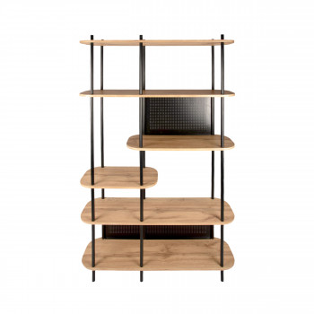 Sole - Étagère en bois et métal L100xH169,5cm