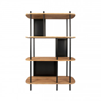 Sole - Étagère en bois et métal L80xH118cm