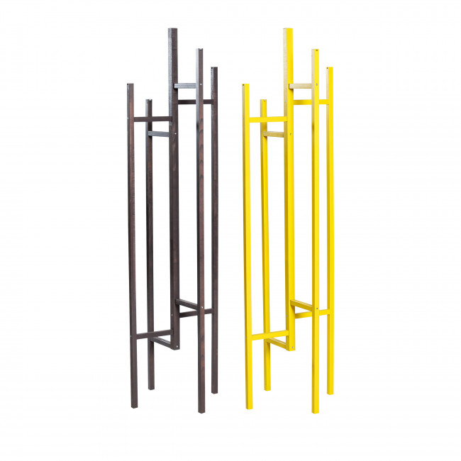 Porte-manteau design bois massif Eigen