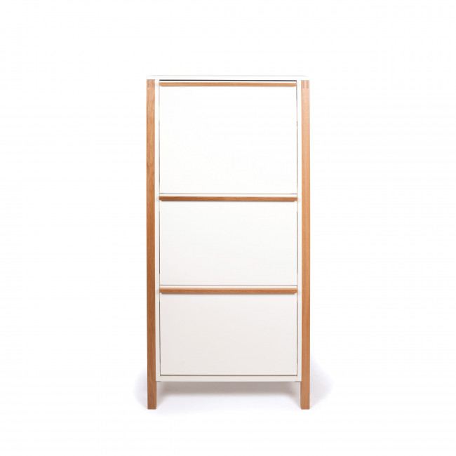Northgate - Meuble à chaussures 3 compartiments en bois H139cm