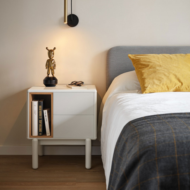 Corvo - Table de chevet en bois