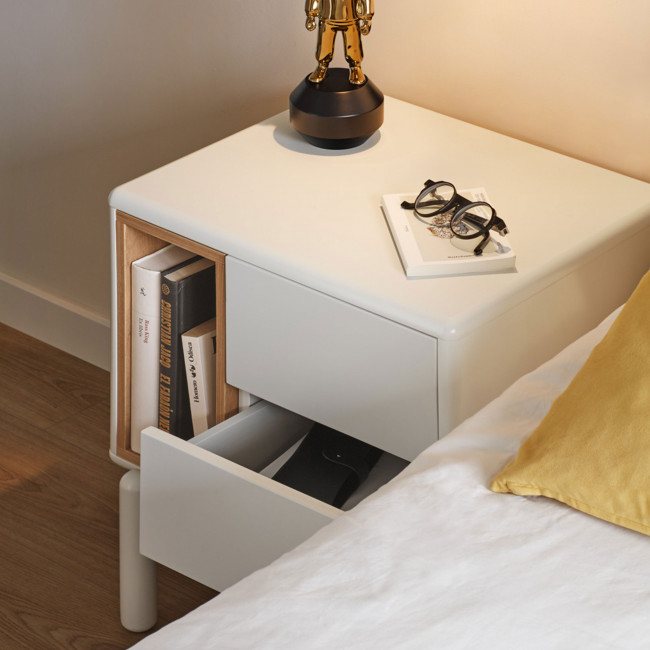 Corvo - Table de chevet en bois