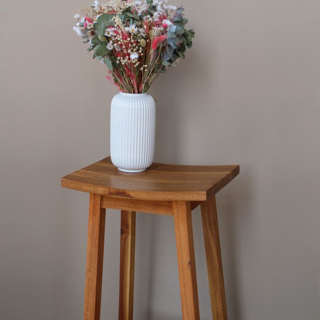 Hanotilo - Tabouret de bar 77cm en acacia