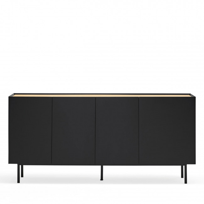 Arista - Buffet en bois 4 portes 3 tiroirs L165cm