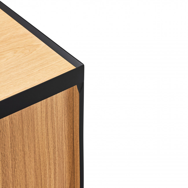 Arista - Buffet en bois 4 portes 3 tiroirs L165cm