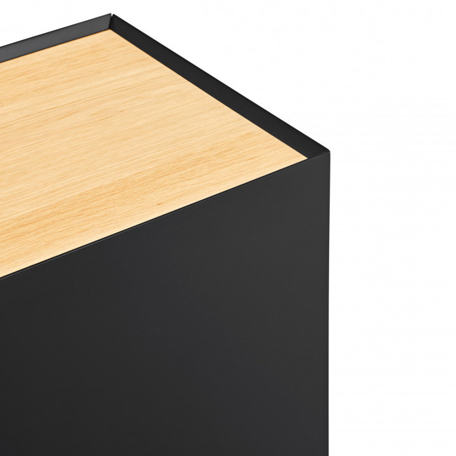 Arista - Buffet en bois 4 portes 3 tiroirs L165cm