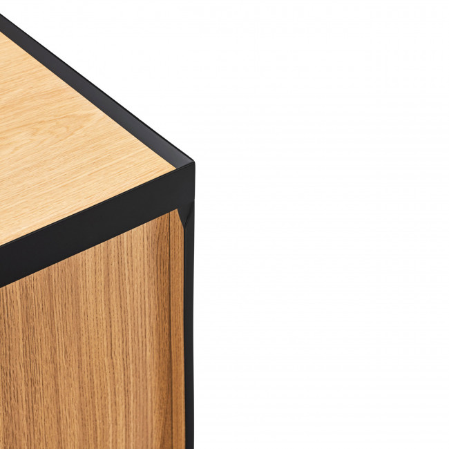 Arista - Meuble TV en bois 1 porte 2 tiroirs L180cm