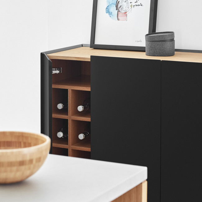 Arista - Casier à bouteilles en bois