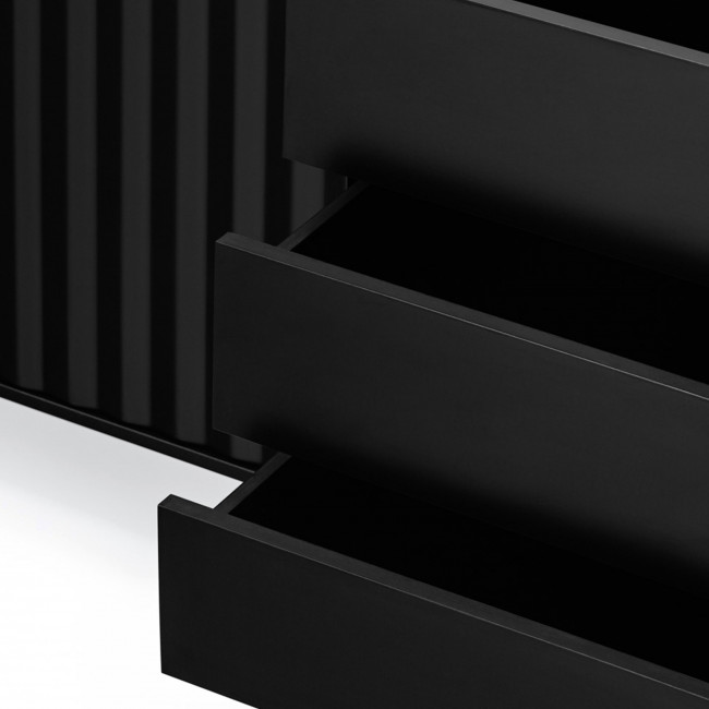 Sierra - Buffet en bois 4 portes 3 tiroirs L211cm