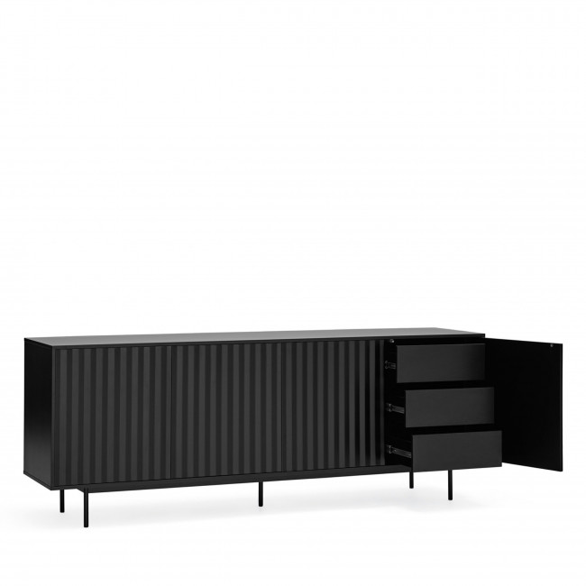 Sierra - Buffet en bois 4 portes 3 tiroirs L211cm