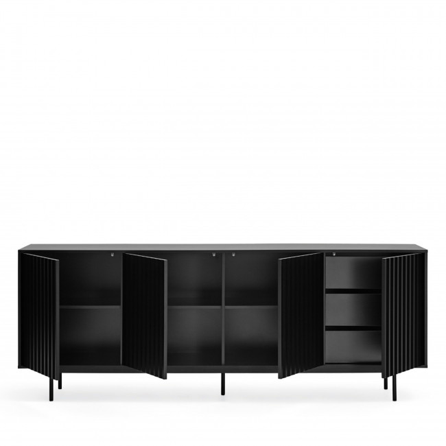 Sierra - Buffet en bois 4 portes 3 tiroirs L211cm
