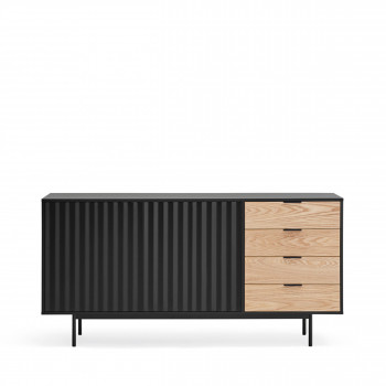 Sierra - Buffet en bois 2 portes 4 tiroirs L159,2cm