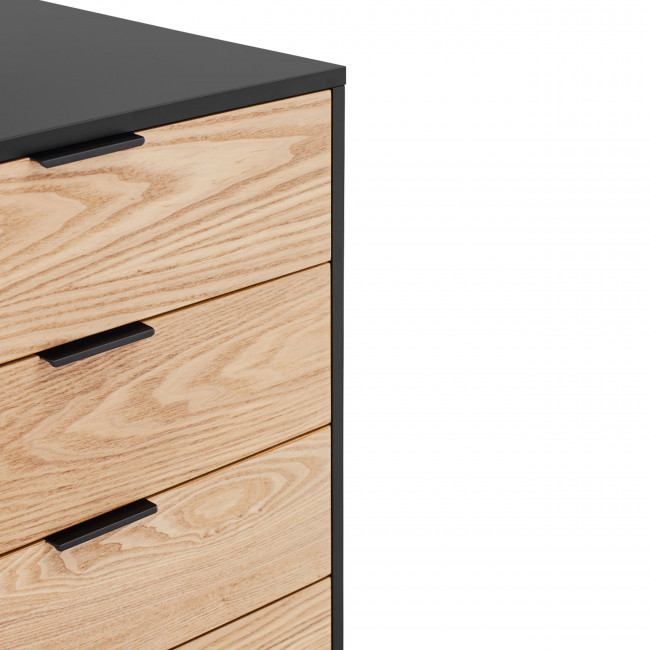 Sierra - Buffet en bois 2 portes 4 tiroirs L159,2cm