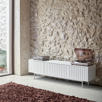 Sierra - Meuble TV en bois 3 portes L180cm