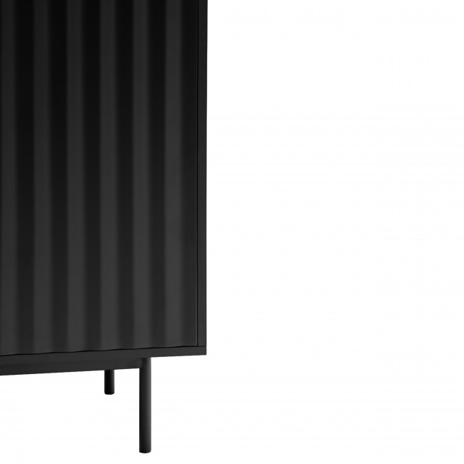 Sierra - Buffet haut en bois 2 portes 2 tiroirs