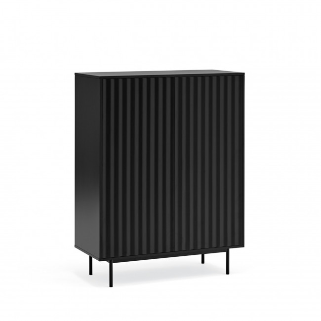 Sierra - Buffet haut en bois 2 portes 2 tiroirs