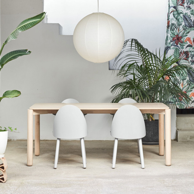 Atlas - Table à manger en bois 180x100cm