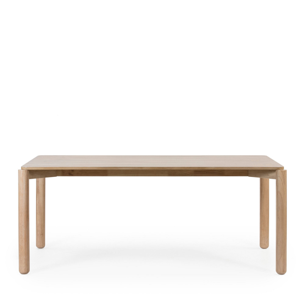 Atlas - Table à manger en bois 180x100cm - Couleur - Bois clair