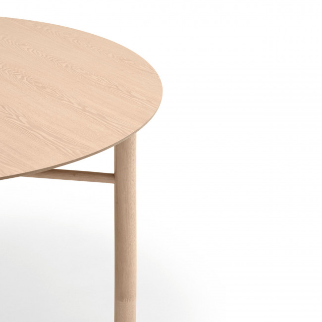 Junco - Table à manger en bois ronde ø120cm