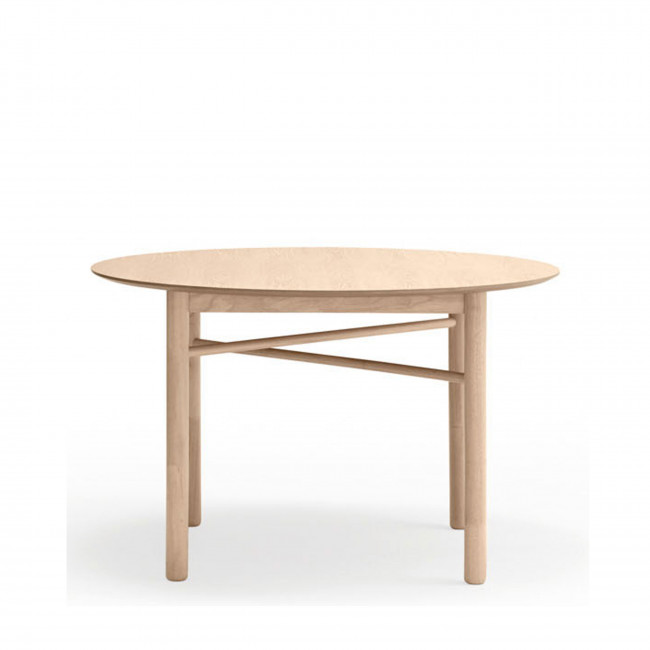 Junco - Table à manger en bois ronde ø120cm