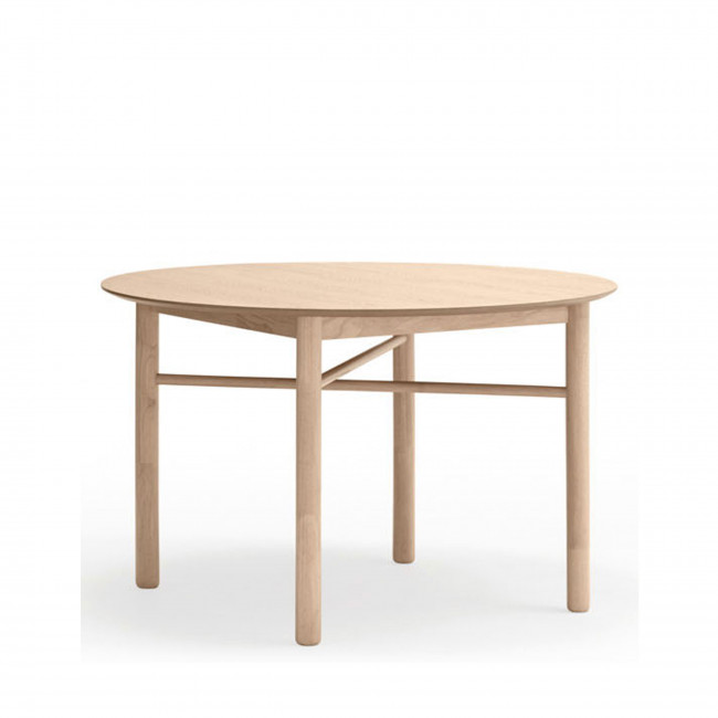 Junco - Table à manger en bois ronde ø120cm