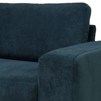 Inaya - Canapé d'angle gauche convertible en tissu