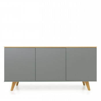 Amelia - Buffet en bois 3 portes L162cm
