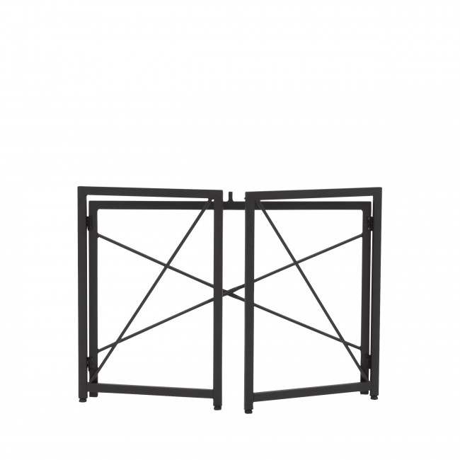 Bureau Pliant Zinus Lindy 160x60 Cm - Blanc - Métal - Sans Assemblage - Idéal Télétravail