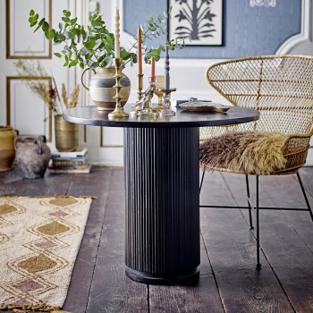 Porto - Table à manger ronde en bois ø90cm