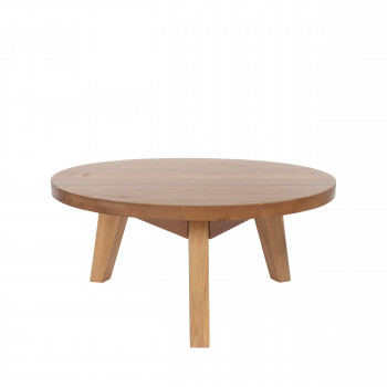 Léona - Table basse en bois d'acacia ø65cm