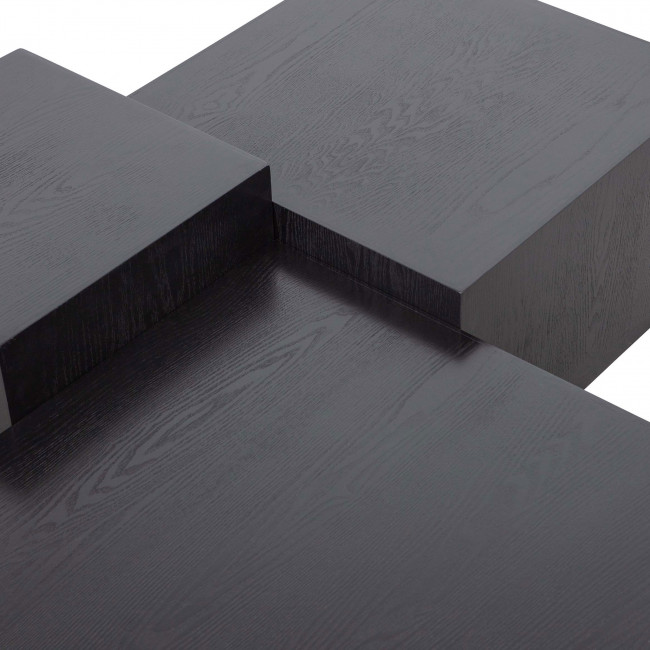 Pim - Lot de 3 tables basses en bois