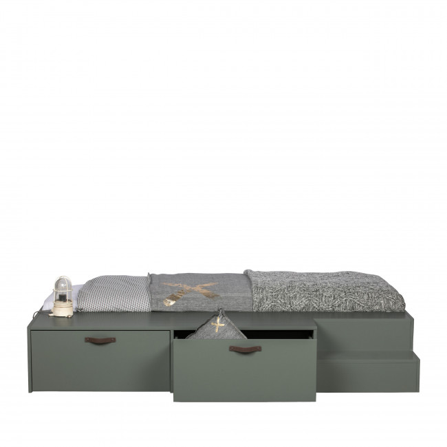 Stage - Lit avec multiples rangements en bois