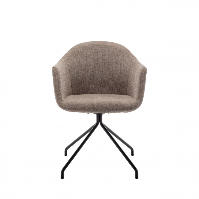 Kooij - Chaise de bureau en tissu et métal