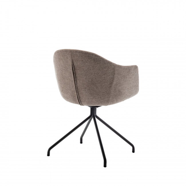 Kooij - Chaise de bureau en tissu et métal