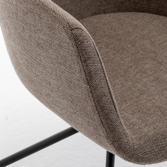 Kooij - Chaise de bureau en tissu et métal