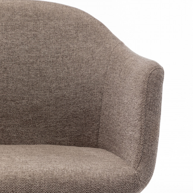 Kooij - Chaise de bureau en tissu et métal