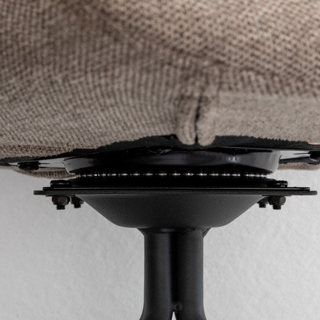 Kooij - Chaise de bureau en tissu et métal