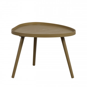 Mae - Table d'appoint de forme organique en bois 61x40cm