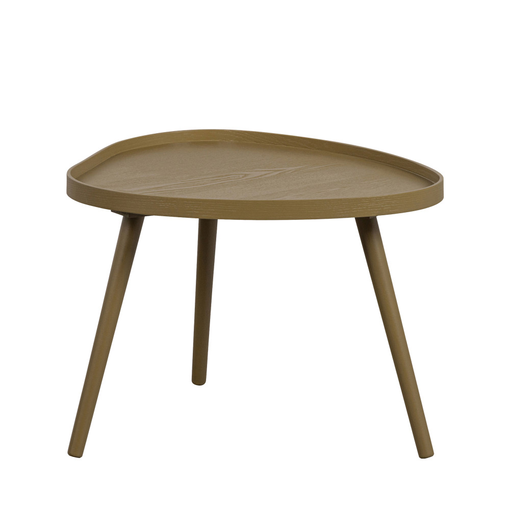 Mae - Table basse de forme organique en bois 61x40cm - Couleur - Bois