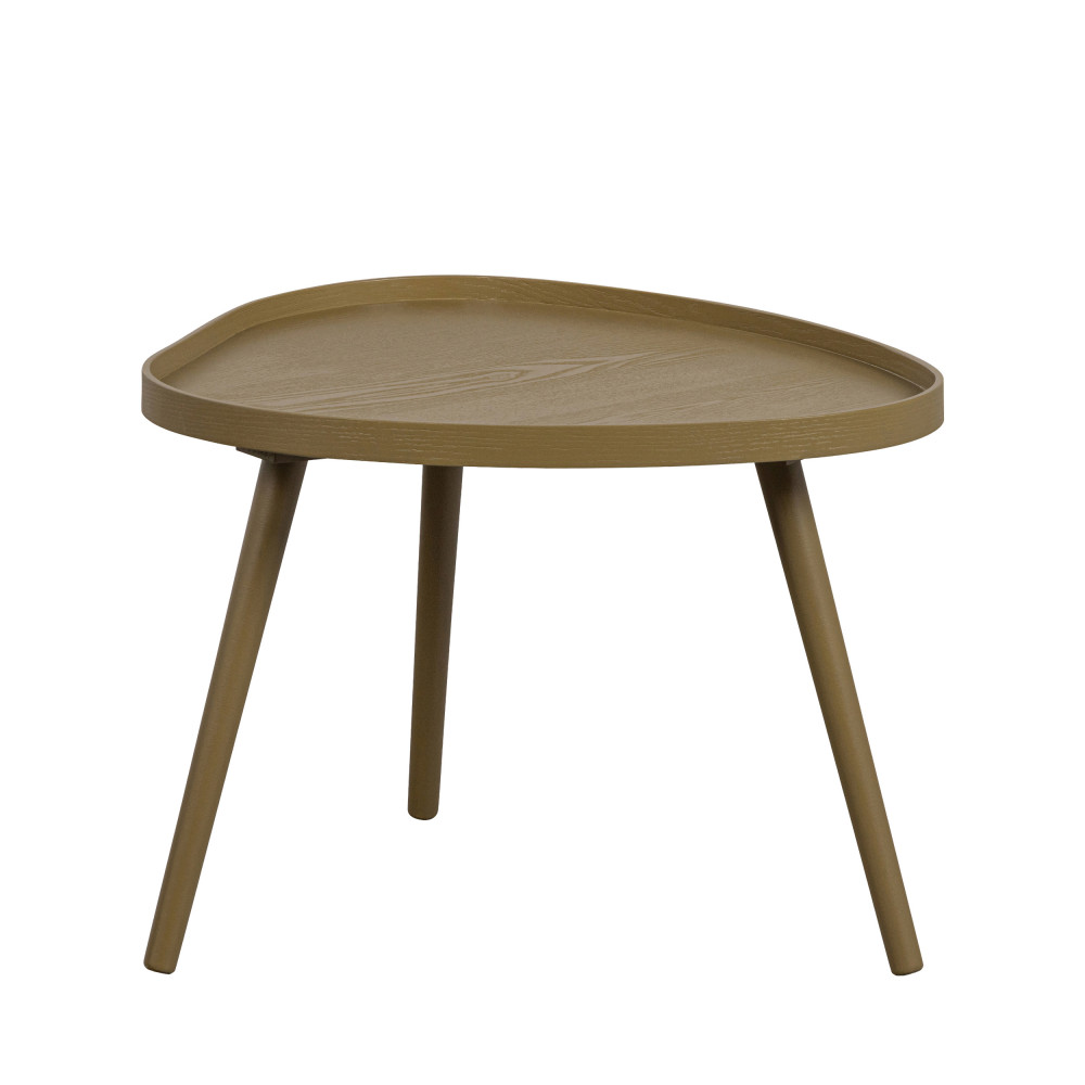 mae - table basse de forme organique en bois 61x40cm - couleur - bois