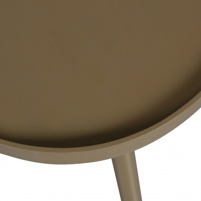 Mae - Table d'appoint de forme organique en bois 61x40cm