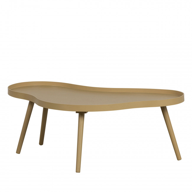 Mae - Table d'appoint de forme organique en bois 100x35cm