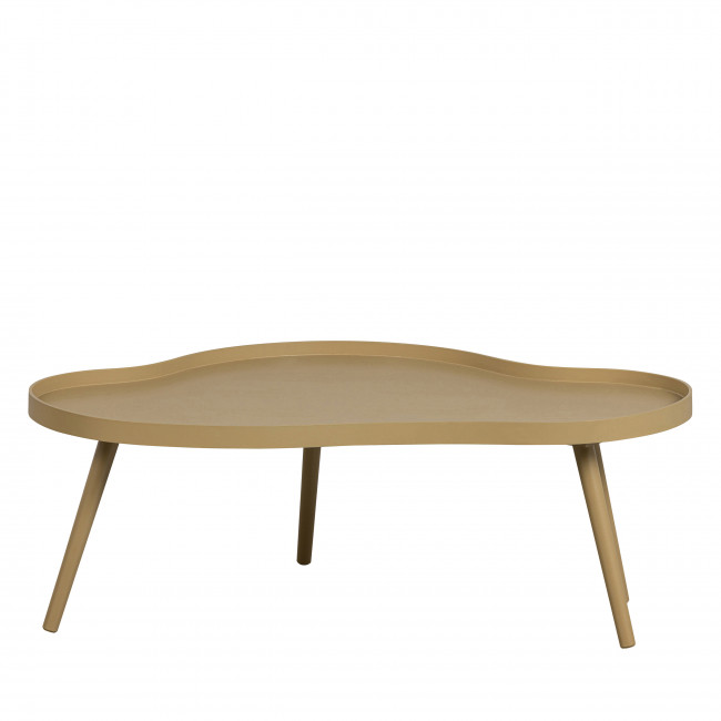 Mae - Table d'appoint de forme organique en bois 100x35cm