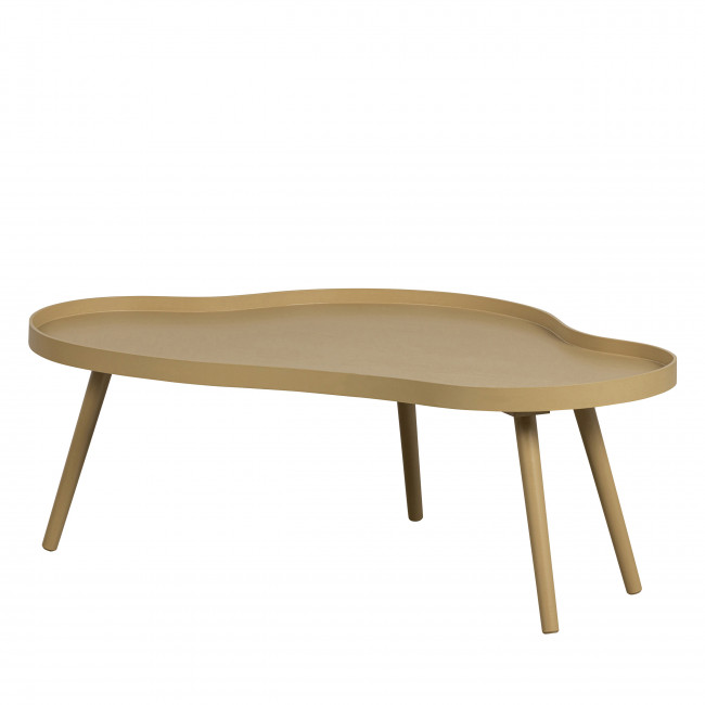 Mae - Table d'appoint de forme organique en bois 100x35cm