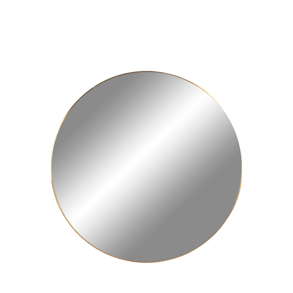 Jersey - Miroir rond en métal ø40cm - Couleur - Laiton