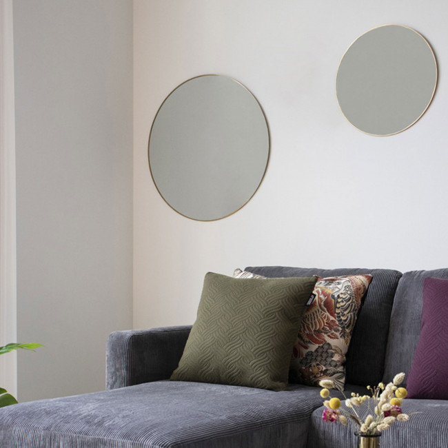 Jersey - Miroir rond en métal ø60cm