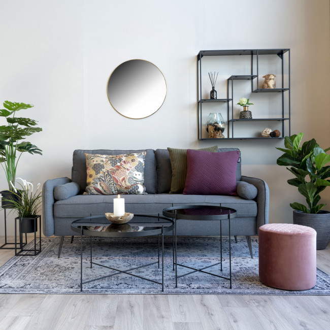 Jersey - Miroir rond en métal ø60cm